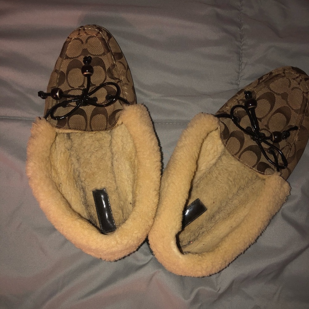 Coach slippers